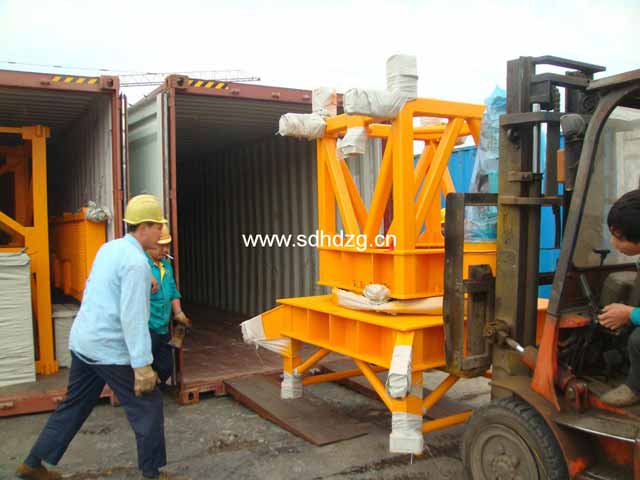 Exported to Kenya‖，Tower Crane,Concrete Mixer,Concrete batch Mixer and Concrete Pump,Loader.