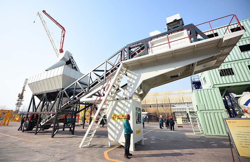 YHZS75移动式混凝土站