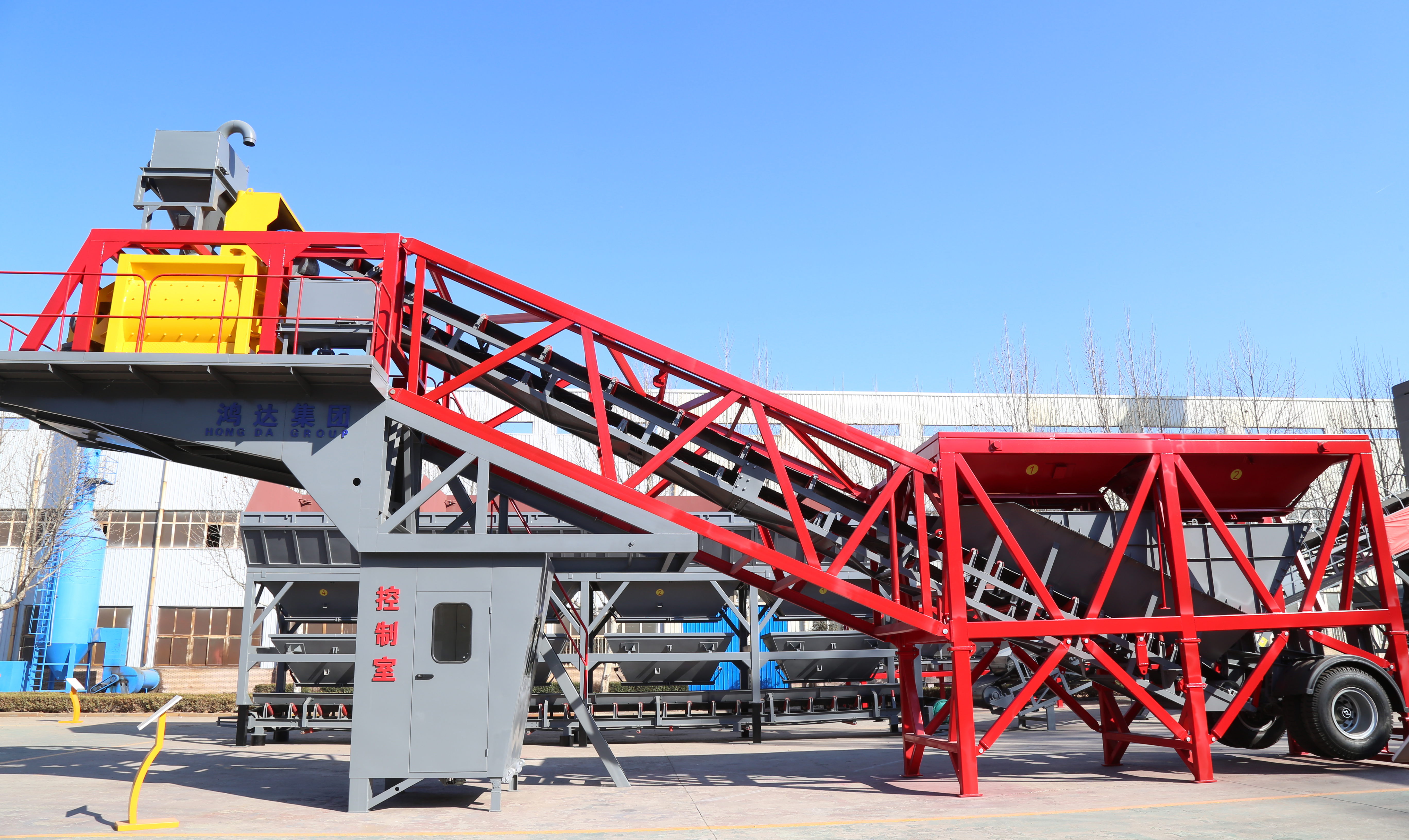 YHZS50/60移动式商品混凝土搅拌站